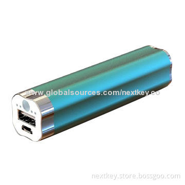 High-quality Power Station for iPhone, Connect with USB Cable, 2600mAh, Sized 9.1 x 2.4 x 2.4cm